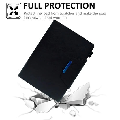 For iPad Pro 11 (2024) Case Magnetic Clasp PU Leather Smart Tablet Cover