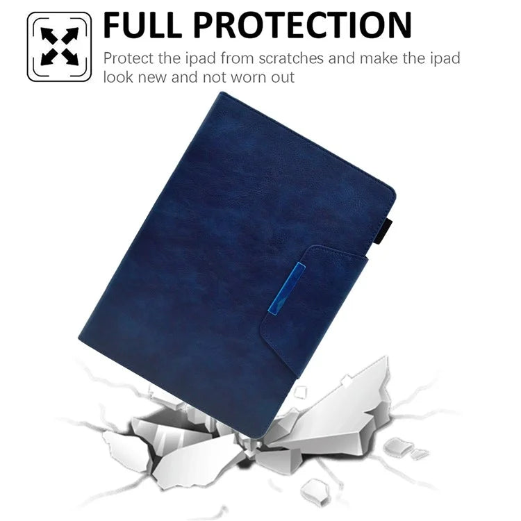 For iPad Pro 11 (2024) Case Magnetic Clasp PU Leather Smart Tablet Cover