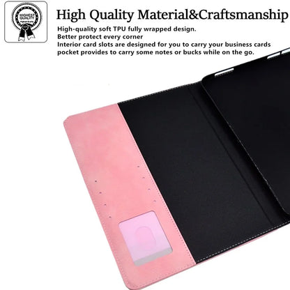 For iPad Pro 11 (2024) Case Magnetic Clasp PU Leather Smart Tablet Cover