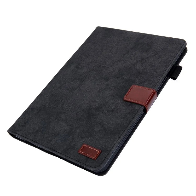 For iPad Pro 11 (2024) Case Cloth Texture PU Leather Tablet Cover with Auto Wake / Sleep
