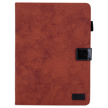 For iPad Pro 11 (2024) Case Cloth Texture PU Leather Tablet Cover with Auto Wake / Sleep