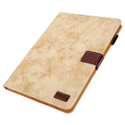 For iPad Pro 11 (2024) Case Cloth Texture PU Leather Tablet Cover with Auto Wake / Sleep