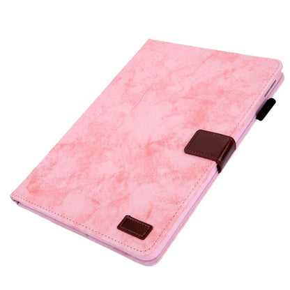 For iPad Pro 11 (2024) Case Cloth Texture PU Leather Tablet Cover with Auto Wake / Sleep