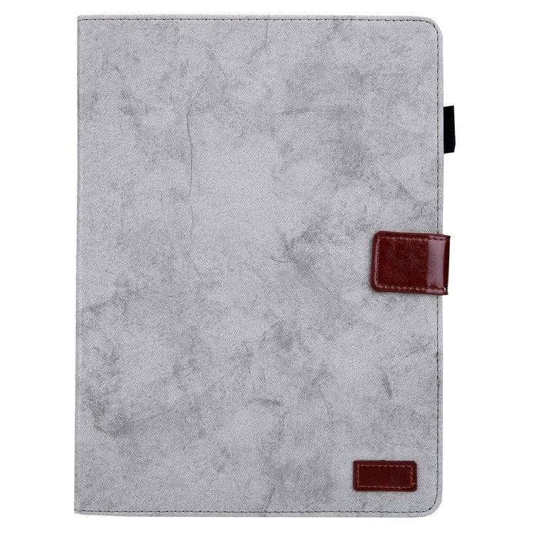 For iPad Pro 11 (2024) Case Cloth Texture PU Leather Tablet Cover with Auto Wake / Sleep