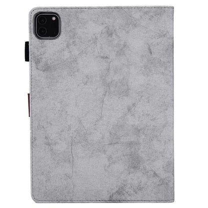 For iPad Pro 11 (2024) Case Cloth Texture PU Leather Tablet Cover with Auto Wake / Sleep