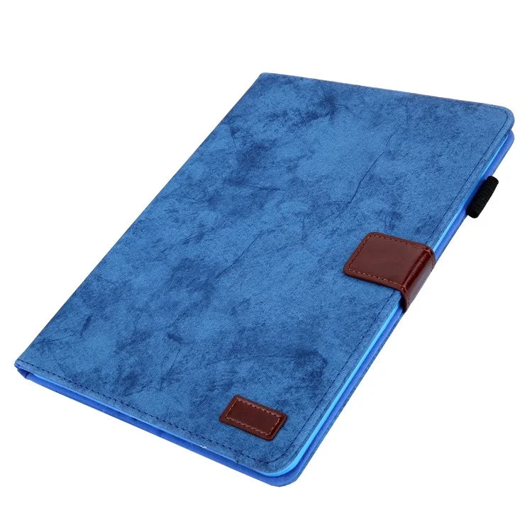 For iPad Pro 11 (2024) Case Cloth Texture PU Leather Tablet Cover with Auto Wake / Sleep