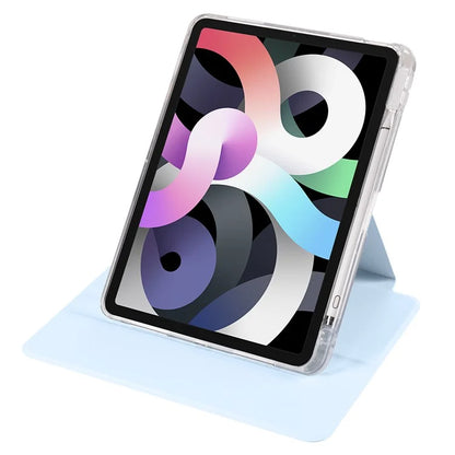 For iPad Air 13 (2024) Case Rotary Stand PU Leather Detachable Clear TPU Tablet Cover