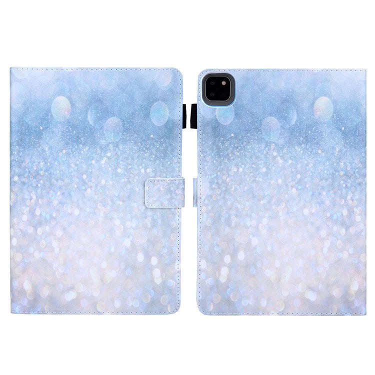 For iPad Pro 11 (2024) Case Pattern Printing Card Slots Leather Tablet Cover
