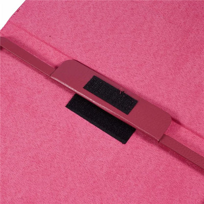 For iPad Air 11 (2024) Case Litchi Texture Leather Tablet Cover with Bi-Fold Stand