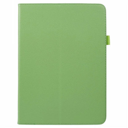 For iPad Air 11 (2024) Case Litchi Texture Leather Tablet Cover with Bi-Fold Stand
