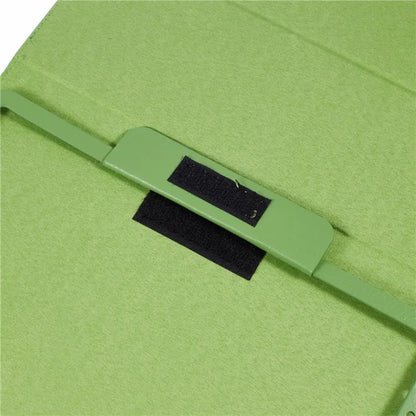 For iPad Air 11 (2024) Case Litchi Texture Leather Tablet Cover with Bi-Fold Stand