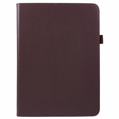 For iPad Air 11 (2024) Case Litchi Texture Leather Tablet Cover with Bi-Fold Stand