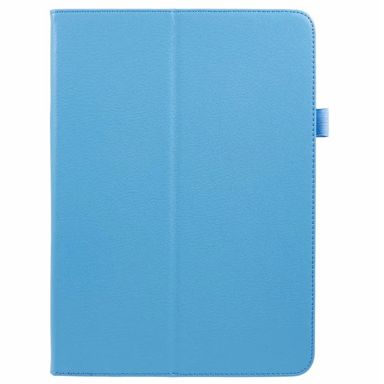 For iPad Air 11 (2024) Case Litchi Texture Leather Tablet Cover with Bi-Fold Stand