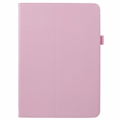 For iPad Air 11 (2024) Case Litchi Texture Leather Tablet Cover with Bi-Fold Stand