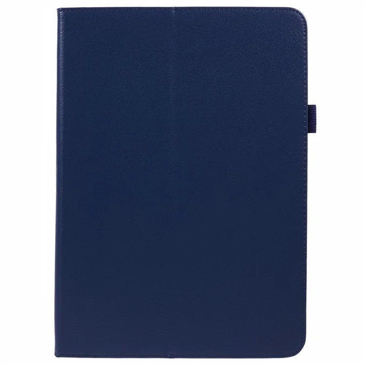 For iPad Air 11 (2024) Case Litchi Texture Leather Tablet Cover with Bi-Fold Stand