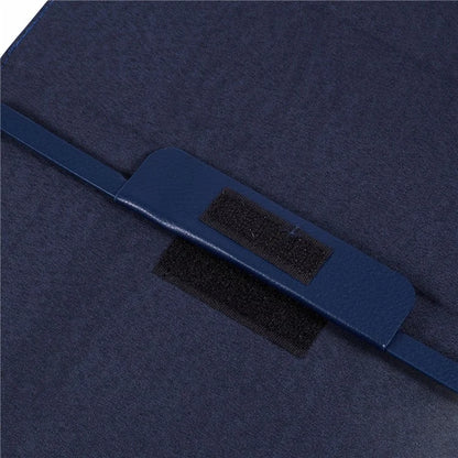 For iPad Air 11 (2024) Case Litchi Texture Leather Tablet Cover with Bi-Fold Stand