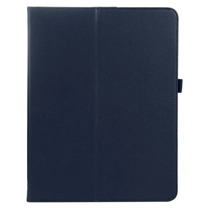 For iPad Pro 11 (2024) Case Bi-Fold Stand PU Leather Tablet Cover with Stylus Loop Design