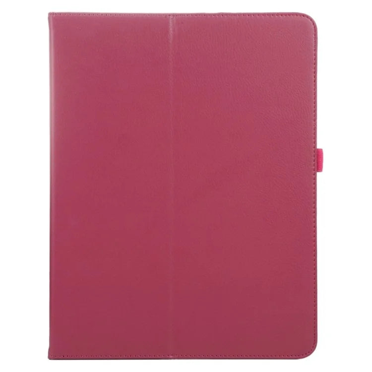 For iPad Pro 11 (2024) Case Bi-Fold Stand PU Leather Tablet Cover with Stylus Loop Design