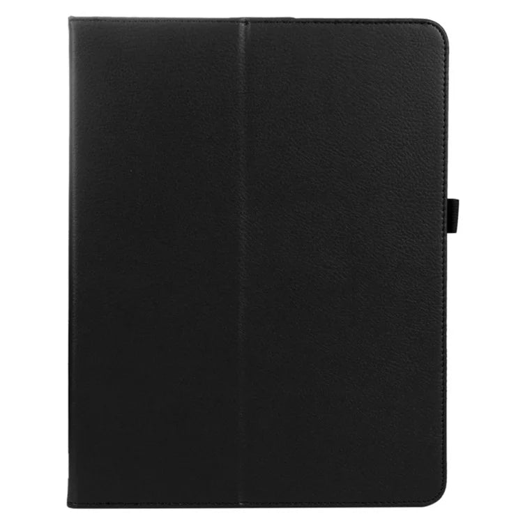 For iPad Pro 11 (2024) Case Bi-Fold Stand PU Leather Tablet Cover with Stylus Loop Design