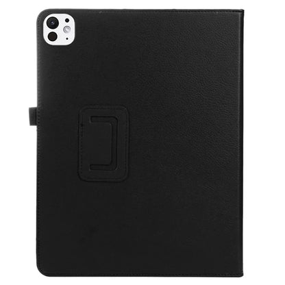 For iPad Pro 11 (2024) Case Bi-Fold Stand PU Leather Tablet Cover with Stylus Loop Design