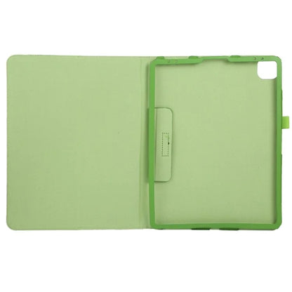 For iPad Pro 11 (2024) Case Bi-Fold Stand PU Leather Tablet Cover with Stylus Loop Design