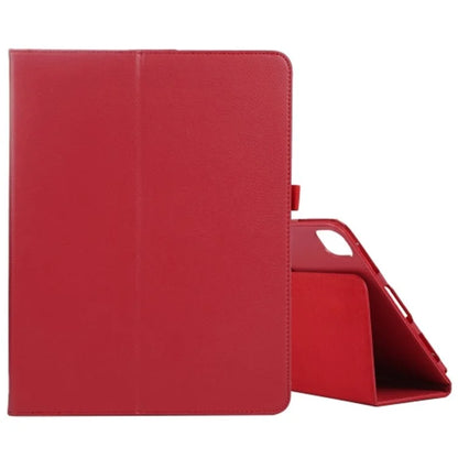 For iPad Pro 11 (2024) Case Bi-Fold Stand PU Leather Tablet Cover with Stylus Loop Design