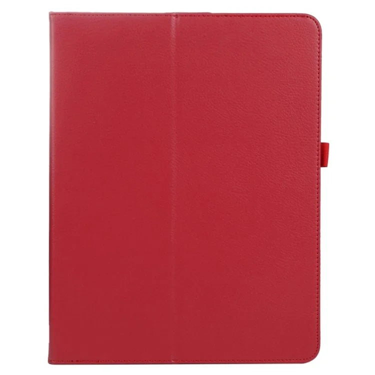For iPad Pro 11 (2024) Case Bi-Fold Stand PU Leather Tablet Cover with Stylus Loop Design