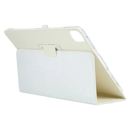 For iPad Pro 11 (2024) Case Bi-Fold Stand PU Leather Tablet Cover with Stylus Loop Design