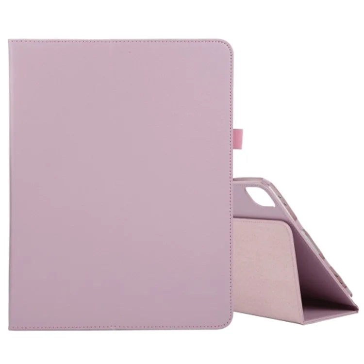 For iPad Pro 11 (2024) Case Bi-Fold Stand PU Leather Tablet Cover with Stylus Loop Design