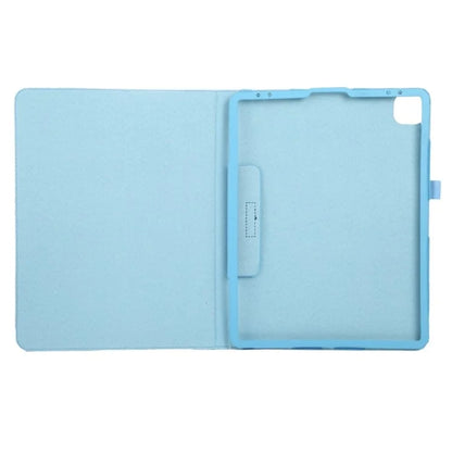 For iPad Pro 11 (2024) Case Bi-Fold Stand PU Leather Tablet Cover with Stylus Loop Design
