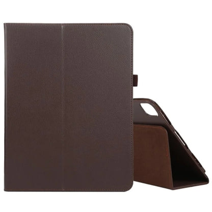 For iPad Pro 11 (2024) Case Bi-Fold Stand PU Leather Tablet Cover with Stylus Loop Design