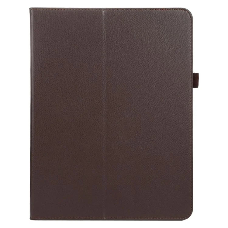 For iPad Pro 11 (2024) Case Bi-Fold Stand PU Leather Tablet Cover with Stylus Loop Design