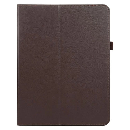 For iPad Pro 11 (2024) Case Bi-Fold Stand PU Leather Tablet Cover with Stylus Loop Design