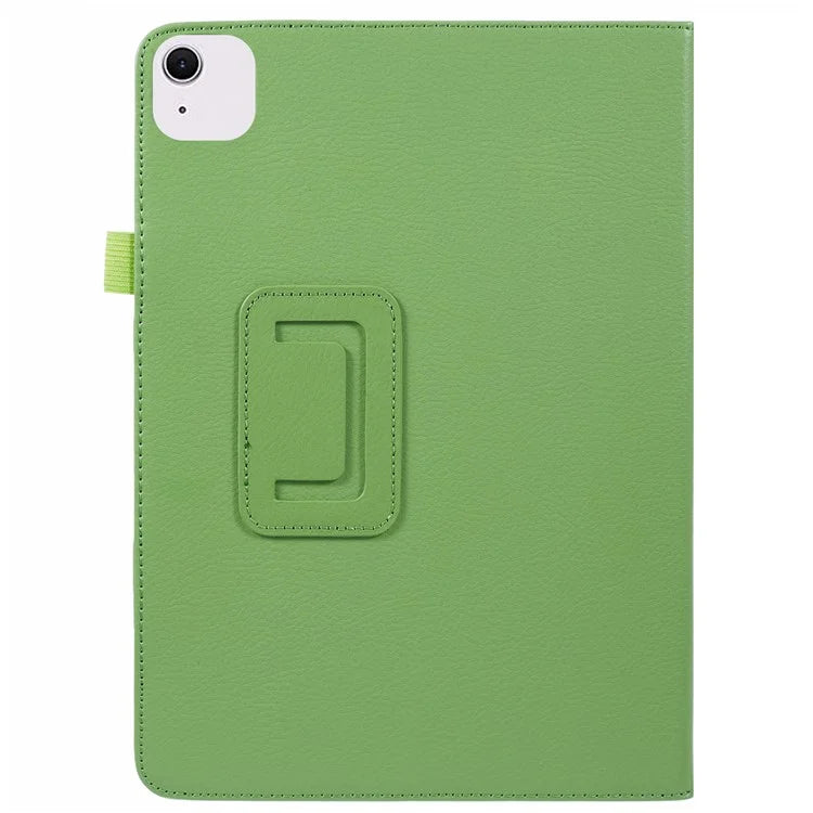 For iPad Air 13 (2024) Case Bi-Fold Stand PU Leather Litchi Texture Tablet Cover