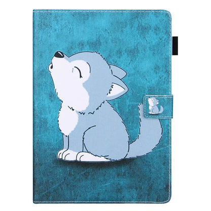 For iPad Pro 11 (2024) Case Pattern Printing Stand PU Leather Tablet Cover