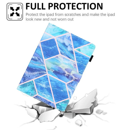 For iPad Pro 11 (2024) Case Pattern Printing Stand PU Leather Tablet Cover