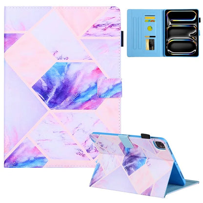 For iPad Pro 11 (2024) Case Pattern Printing Stand PU Leather Tablet Cover