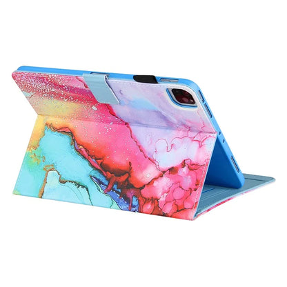 For iPad Pro 11 (2024) Case Pattern Printing Stand PU Leather Tablet Cover