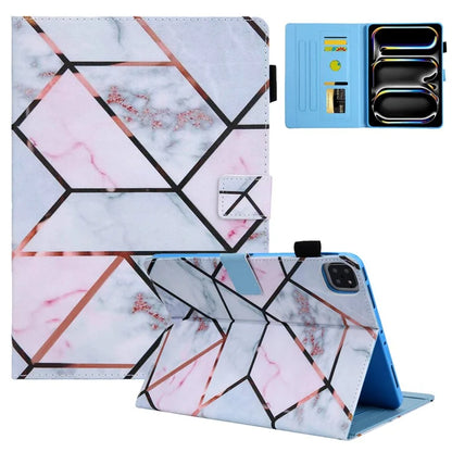 For iPad Pro 11 (2024) Case Pattern Printing Stand PU Leather Tablet Cover