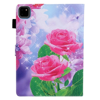 For iPad Pro 11 (2024) Case Pattern Printing Stand PU Leather Tablet Cover