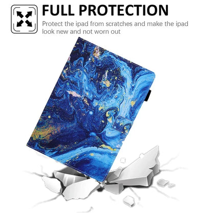 For iPad Pro 11 (2024) Case Pattern Printing Stand PU Leather Tablet Cover