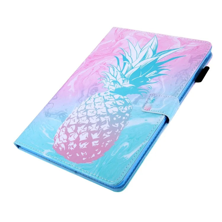 For iPad Pro 11 (2024) Case Pattern Printing Tablet Leather Cover with Card Slots