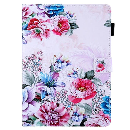 For iPad Pro 11 (2024) Case Pattern Printing Tablet Leather Cover with Card Slots