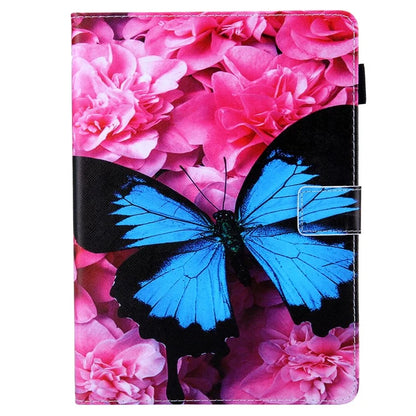 For iPad Pro 11 (2024) Case Pattern Printing Tablet Leather Cover with Card Slots