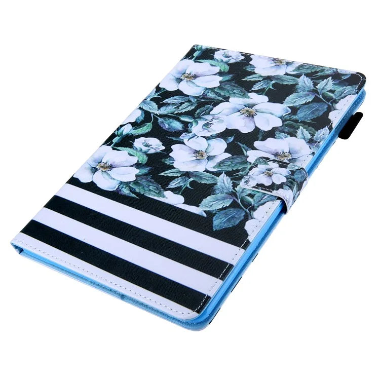 For iPad Pro 11 (2024) Case Pattern Printing Tablet Leather Cover with Card Slots