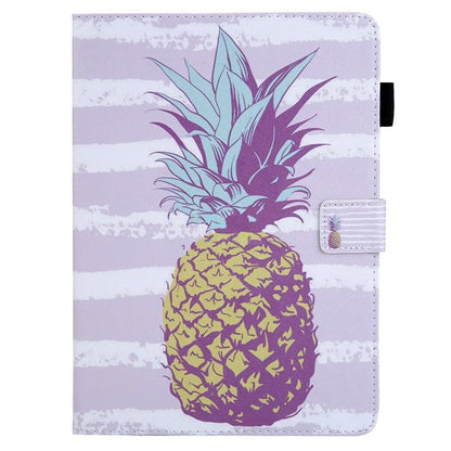 For iPad Pro 11 (2024) Case Pattern Printing Tablet Leather Cover with Card Slots
