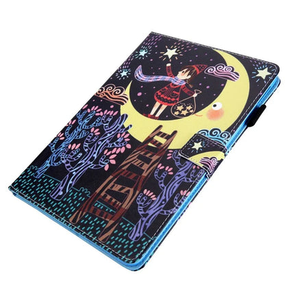 For iPad Pro 11 (2024) Case Pattern Printing Tablet Leather Cover with Card Slots