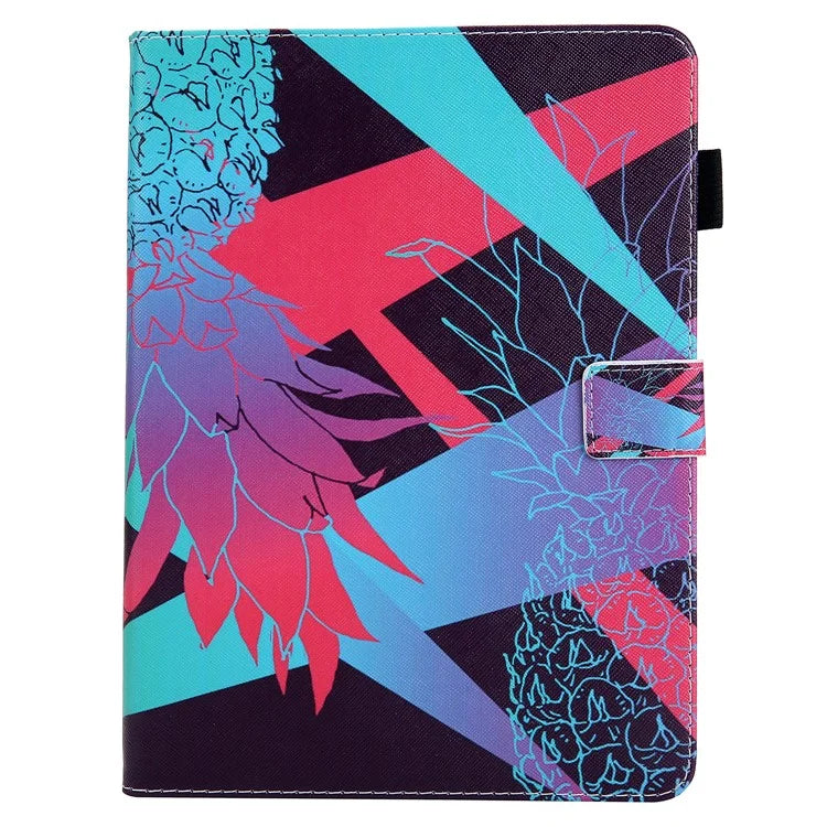 For iPad Pro 11 (2024) Case Pattern Printing Tablet Leather Cover with Card Slots