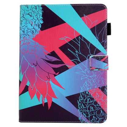For iPad Pro 11 (2024) Case Pattern Printing Tablet Leather Cover with Card Slots