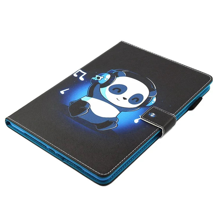 For iPad Pro 11 (2024) Case Pattern Printing Tablet Leather Cover with Card Slots